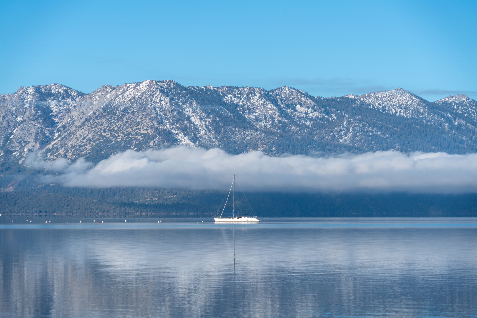 Lake Tahoe sailboat services, rigging, sails, electrical.